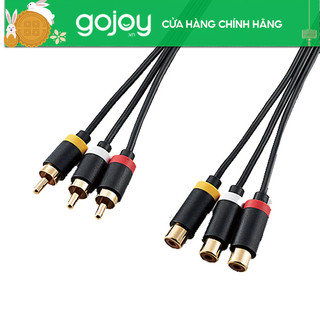 Cáp AV 3.5φ -2xRCA 0.3m ELECOM DH-MFWR03 hàng chính hãng - Bảo hành 12 tháng