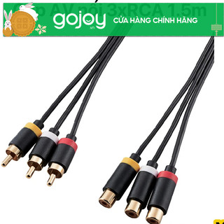 Cáp AV nối 3xRCA 1.5m ELECOM DH-WRYNE Chính hãng Nhật Bản
