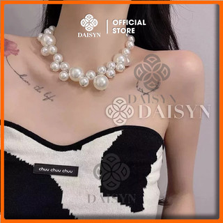 [ DAISYN ] N510 choker, dây chuyền mang áo dài, vòng cổ mang áo dài dây chuyền hạt Ngọc hạt trai lớn cá tính cho nữ