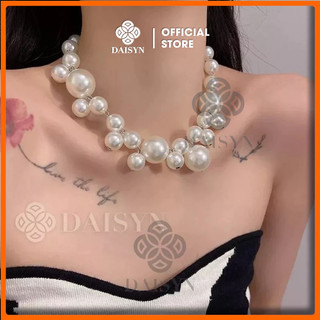 [ DAISYN ] N510 choker, dây chuyền mang áo dài, vòng cổ mang áo dài dây chuyền hạt Ngọc hạt trai lớn cá tính cho nữ