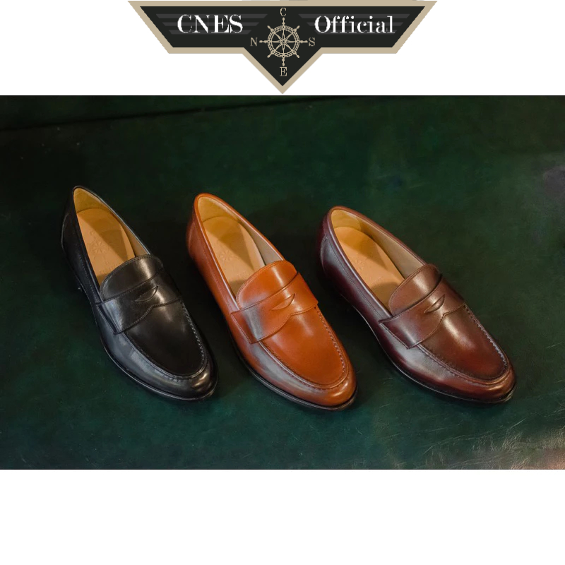 Ảnh Giày lười nam thời trang cao cấp chất liệu da bê nhập khẩu thương hiệu CNES (CNS 217 NSL) 1