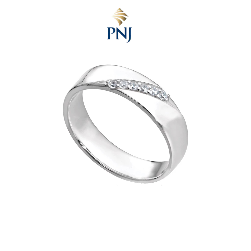 Nhẫn Bạc đính đá CZ PNJSilver XM00K000108 | Shopee Việt Nam