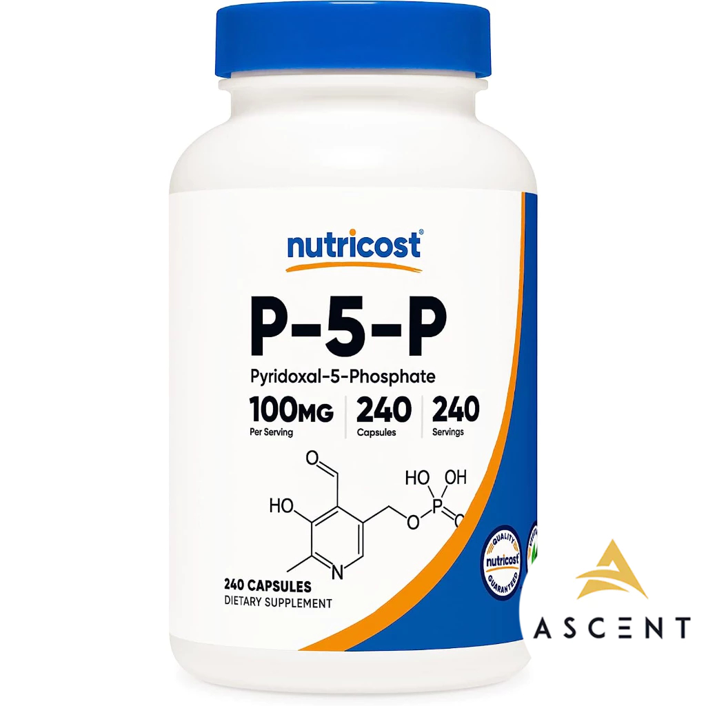 Nutricost P5P 100mg 240 viên Bổ sung Vitamin B6 Pyridoxal Phosphate