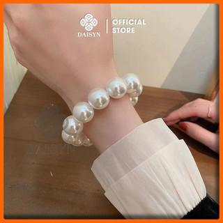 [ DAISYN ] N819 Vòng tay hạt ngọc trai nhân tạo, lắc tay hạt ngọc trai nhân tạo sang trọng