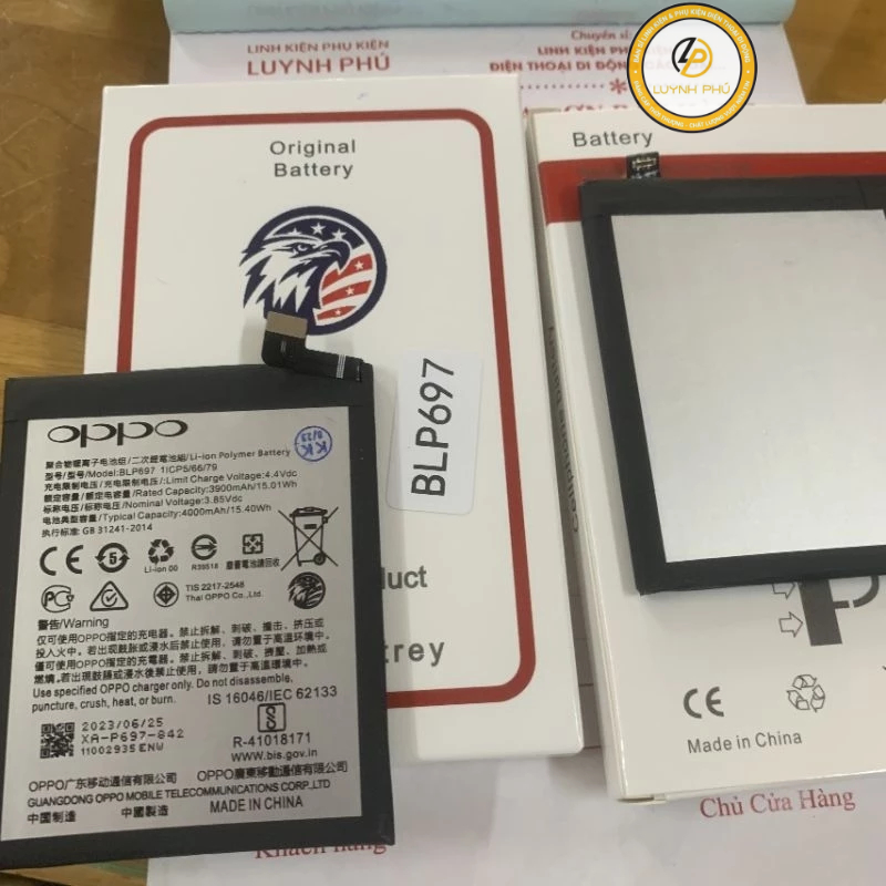 Pin oppo F11 pro BLP697 4000mAh(ảnh thực tế) Shopee Việt Nam