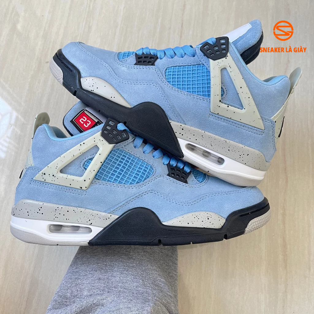 Giày Air Jordan 4 Low University Blue 