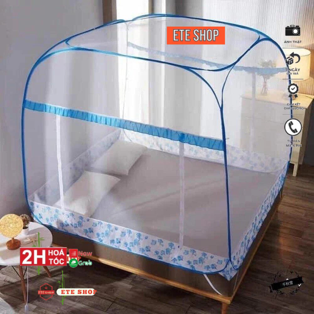 Mùng chụp tự bung, Mùng xếp gọn, Mùng bung, Mùng chụp xếp gọn, Mùng chụp, Mùng chống muỗi, đủ size