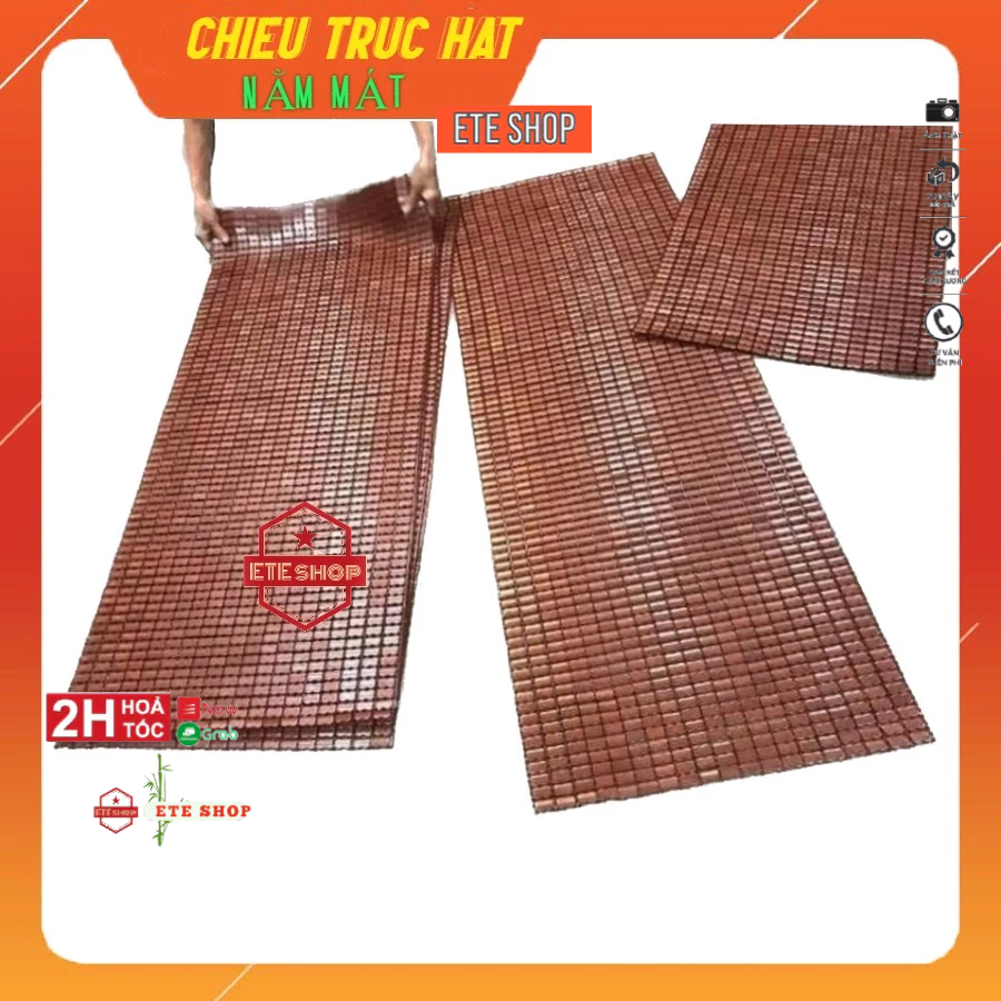 Chiếu trúc chiếu tre nhiều kích thước, chiếu trúc hạt,  nằm mát, điều hòa, sạch bền