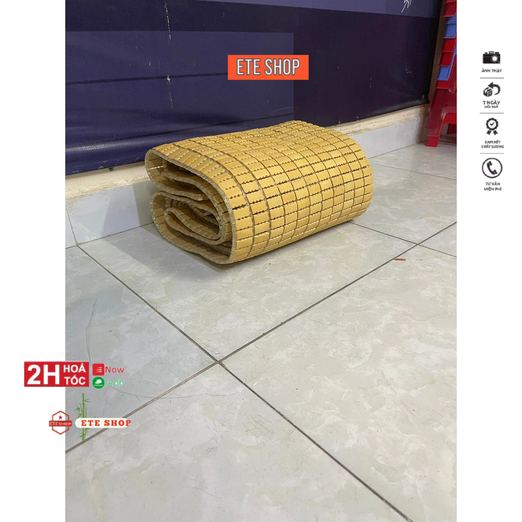 Chiếu trúc 1m6 màu v-ang nhạt chieu truc hạt khít, bóng, loại chiếu trúc cao cấp