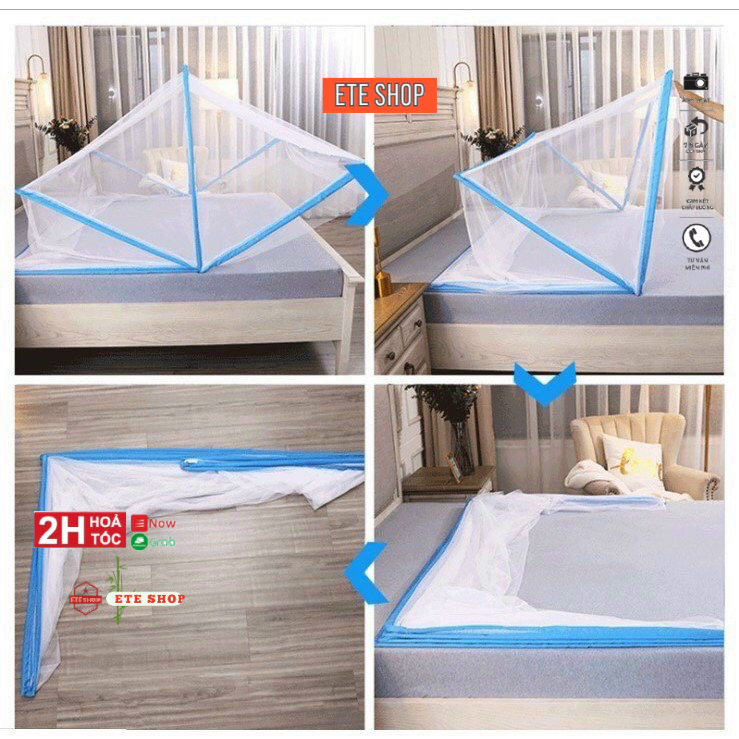Mùng xếp gọn, mùng bung, mùng chụp, mùng chống muỗi, Mùng gọn