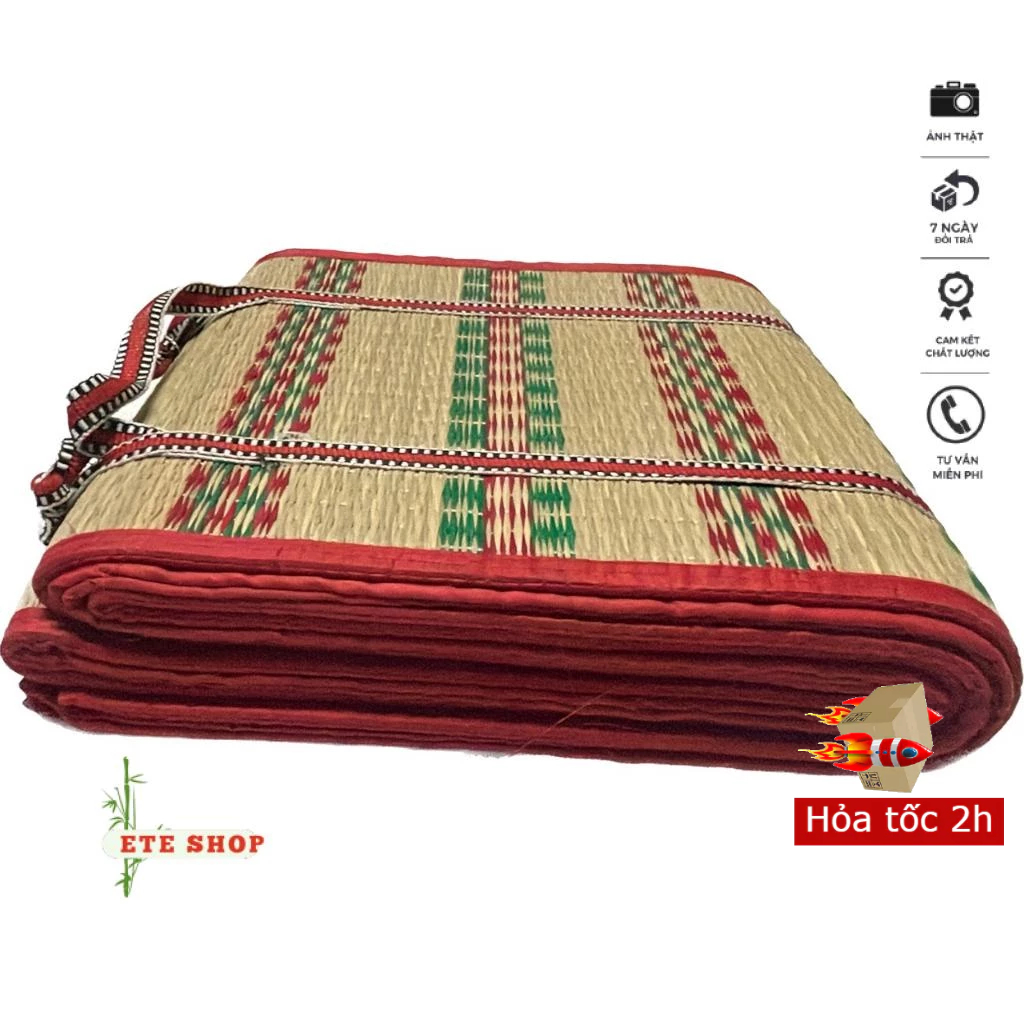 Chiếu cói xếp, chiếu gấp gọn, tiện dụng, chiếu cói văn phòng,  sinh viên, học sinh.