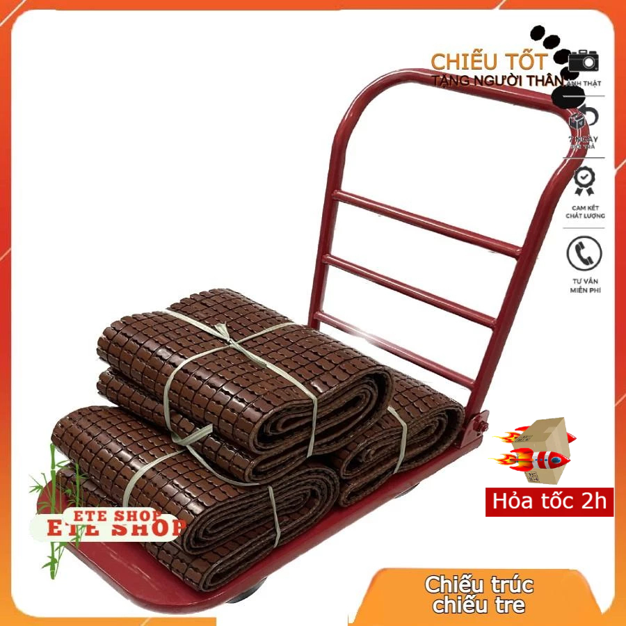 [Chiếu trúc to] Chiếu trúc 2mx2m2 màu nâu, chiếu trúc lớn, nằm mát, độ bền cao, an toàn