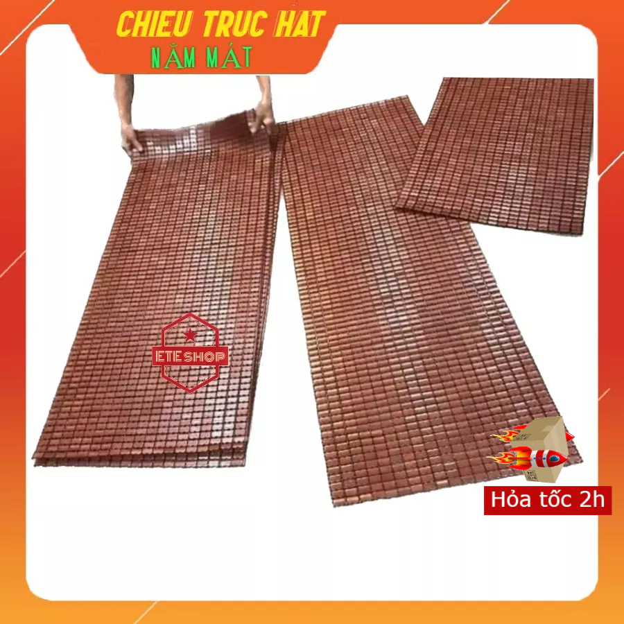 Chiếu trúc 8 tấc, chiếu tre 80cm, loại chiếu điều hòa đơn cho giường tầng, kí túc xá, bệnh viện