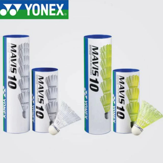 Quả cầu lông thi đấu quốc tế Yonex  màu trắng và vàng