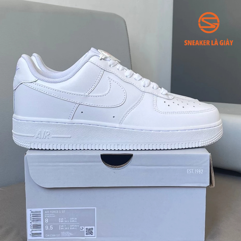 Giày Air Force 1 Low White - Af1 Trắng full - Bản Cao Cấp Fullbox ...