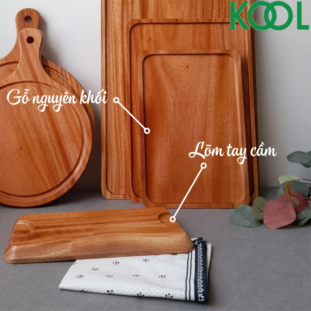 Thớt gỗ tự nhiên Kool - LK0311 ( hoả tốc TPHCM )