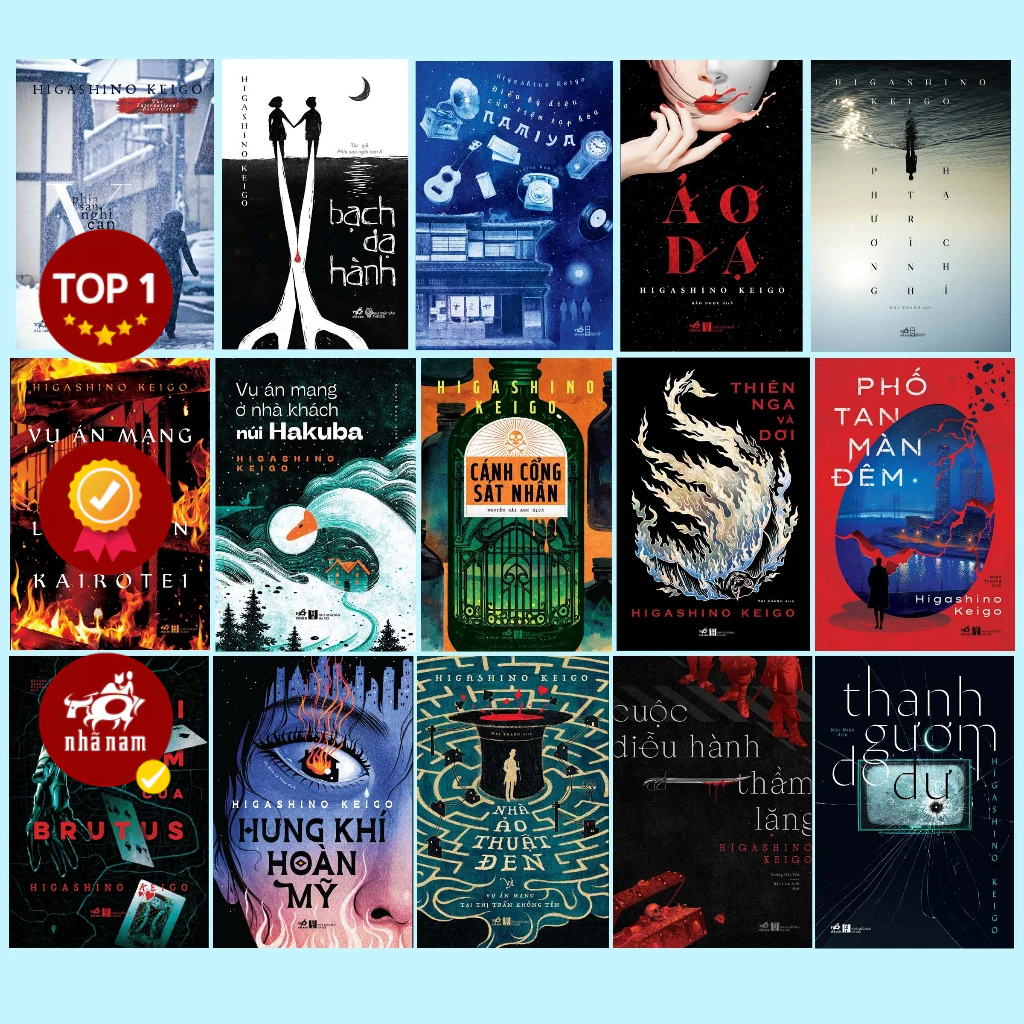 Ảnh Sách - Series tác giả Higashino Keigo (cập nhật) (Nhã Nam) 1