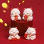 Set Quà tặng, phụ kiện trang trí, phụ kiện xe hơi, tượng mèo mini may mắn Mèo Thần Tài Dễ Thương