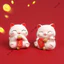 Set Quà tặng, phụ kiện trang trí, phụ kiện xe hơi, tượng mèo mini may mắn Mèo Thần Tài Dễ Thương