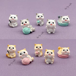 🐱Set phụ kiện trang trí nội thất, bánh kem đồ chơi thủ công hình mèo xinh xắn Mèo Con Nghịch Ngợm🐱
