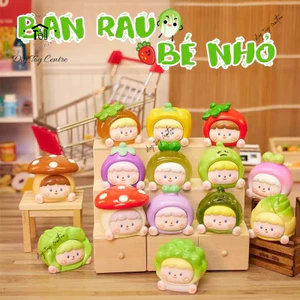 Sưu tầm blind box túi mù blind pack charm mô hình rau củ quả mini cute có hương thơm Bạn Rau Bé Nhỏ