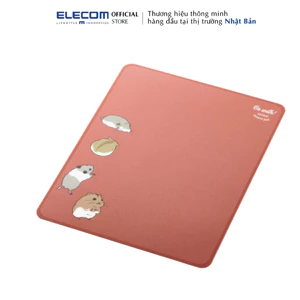Bàn di chuột kháng khuẩn Elecom MP-AN04 - lót chuột chống trượt dễ thương hình thú