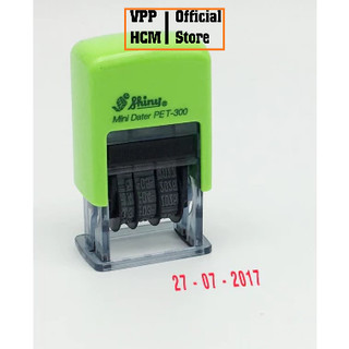 Dấu đóng ngày tháng năm có mực sẵn Shiny PET 300 ( đóng ngày tháng năm, ngày sản xuất, hạn sử dụng )