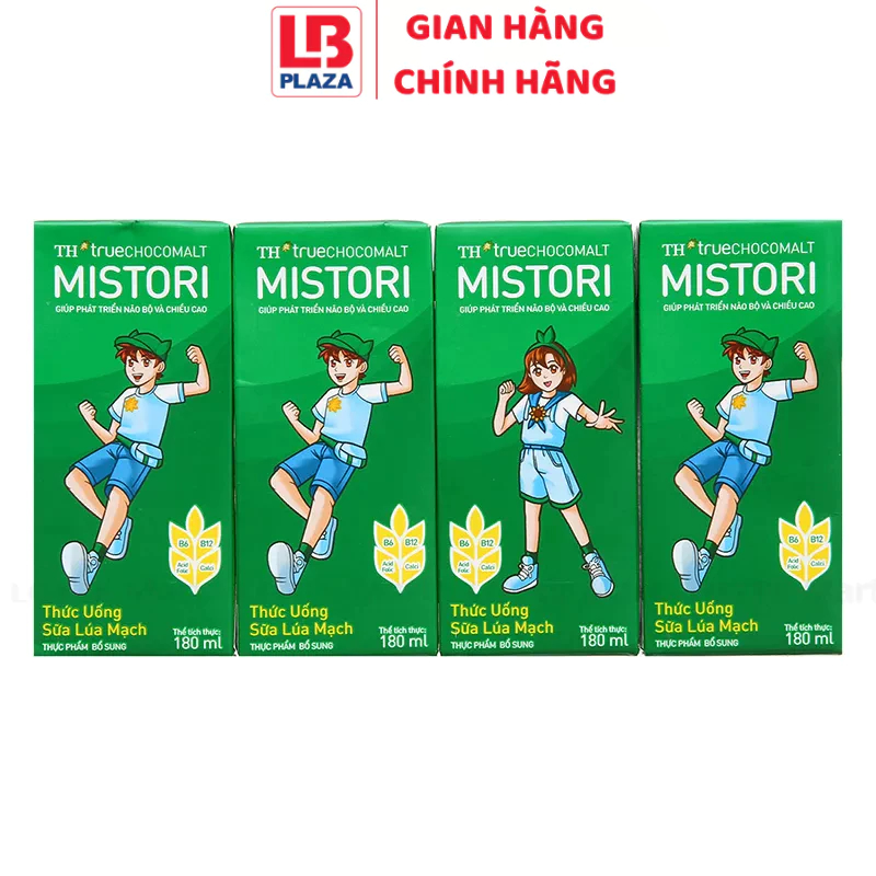 Sữa lúa mạch Mistori 180ml*4 | Shopee Việt Nam