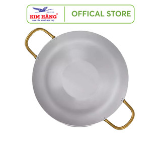 Chảo nhôm quai vàng Kim Hằng (size 18 -> 30cm)