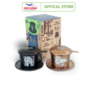 Bộ Phin Cafe Nhôm Likafe Kim Hằng Màu Đen Nâu