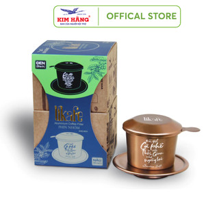 Bộ Phin Cafe Nhôm Likafe Kim Hằng Màu Đen Nâu