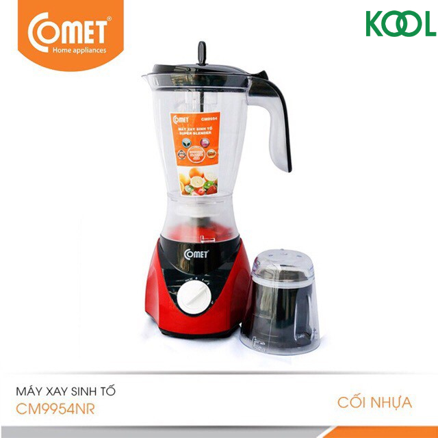 Máy Xay Sinh Tố 2 cối kháng vỡ 1.5L COMET CM9954