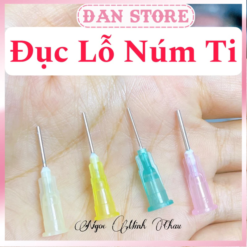 Dập lỗ núm ty, cây đục núm ti bình sữa. Dụng cụ đục lỗ núm ti silicon ...