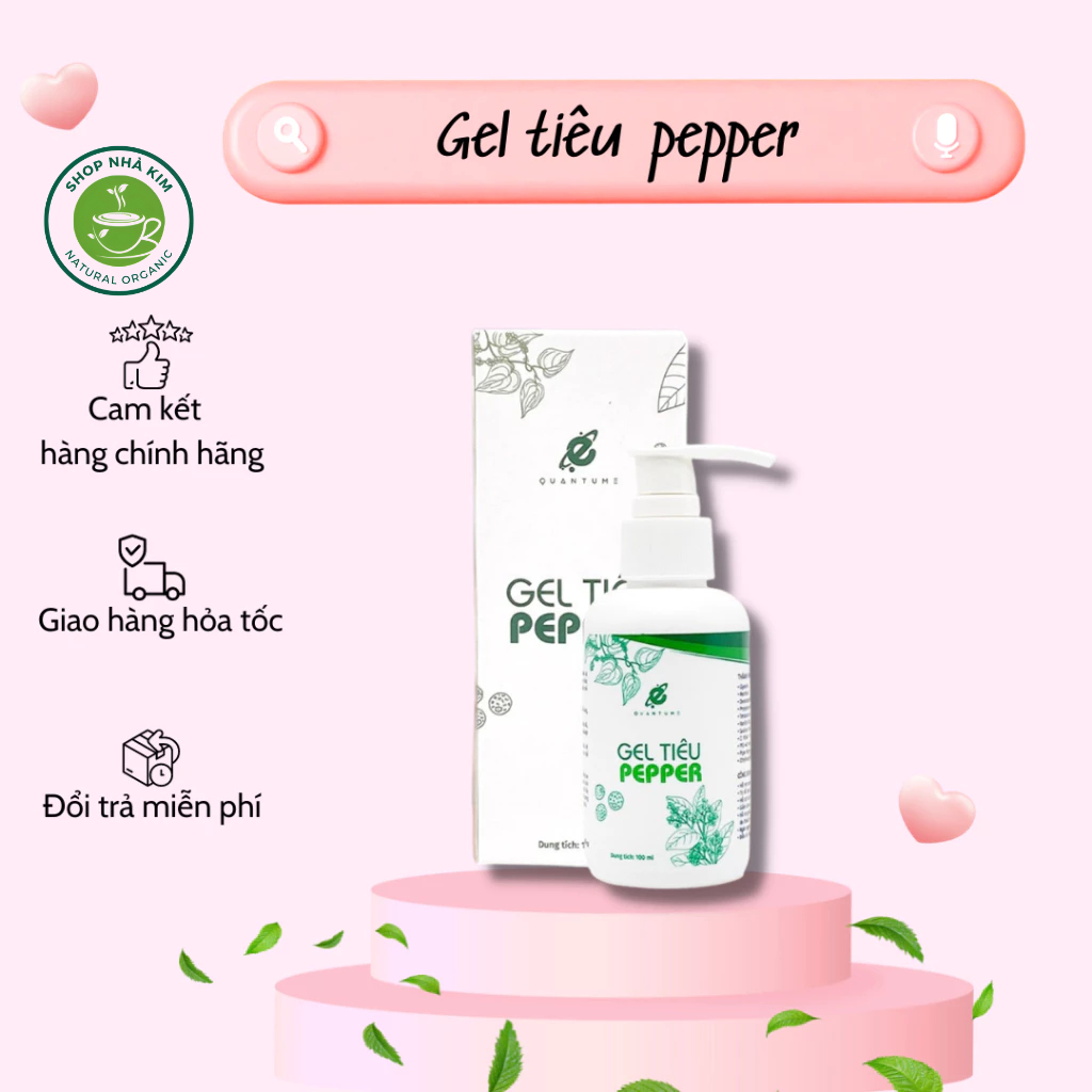 Gel Tiêu Massage PEPPER (Hỗ Trợ Đau Nhức Xương Khớp, Rối Loạn Tiền Đình