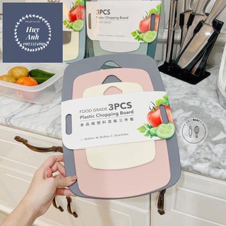 Set 3 Thớt Nhựa Kháng Khuẩn/Combo 3 Thớt Lúa Mạch Hàng Xưởng Sản Xuất Trực Tiếp, Hàng Việt Nam