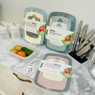 Set 3 Thớt Nhựa Kháng Khuẩn/Combo 3 Thớt Lúa Mạch Hàng Xưởng Sản Xuất Trực Tiếp, Hàng Việt Nam