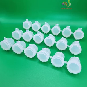 Dây Nhựa Đựng Chiết Màu Loại 6/8 ô Dung tích 3/5ml Trong Suốt Có Nắp Đậy HUNGACOLOR