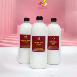 Phủ Bóng Màu Acrylic Trong Suốt Chai 1000ml/500ml Kèm Nắp Bật HUNGACOLOR