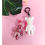 Phôi Móc Khóa Gấu Bearbrick, Thỏ Bunny, Phi Hành Gia Màu Trắng