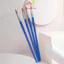 Set 10 Cọ Vẽ Màu Nước Cán Nhựa Gồm 2 Loại Đầu Cọ Bằng Nylon Gồm 2 Loại HUNGACOLOR