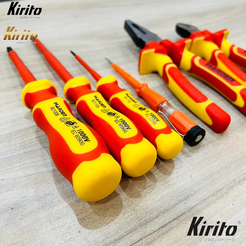Bộ dụng cụ cách điện 6 món Harden | 1000V an toàn VAT +8%