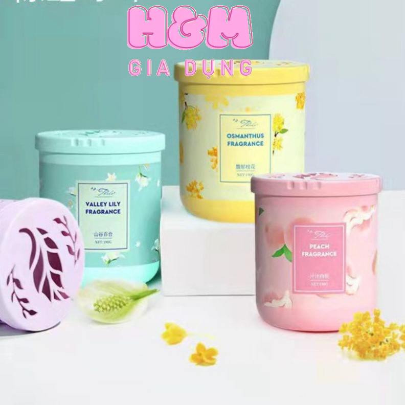 Sáp Thơm Phòng Làm Bay Mùi Buồng Ngủ Nhà Dọn Dẹp Toilet Xe Con Với 4 Mùi Bất Ngờ 190g