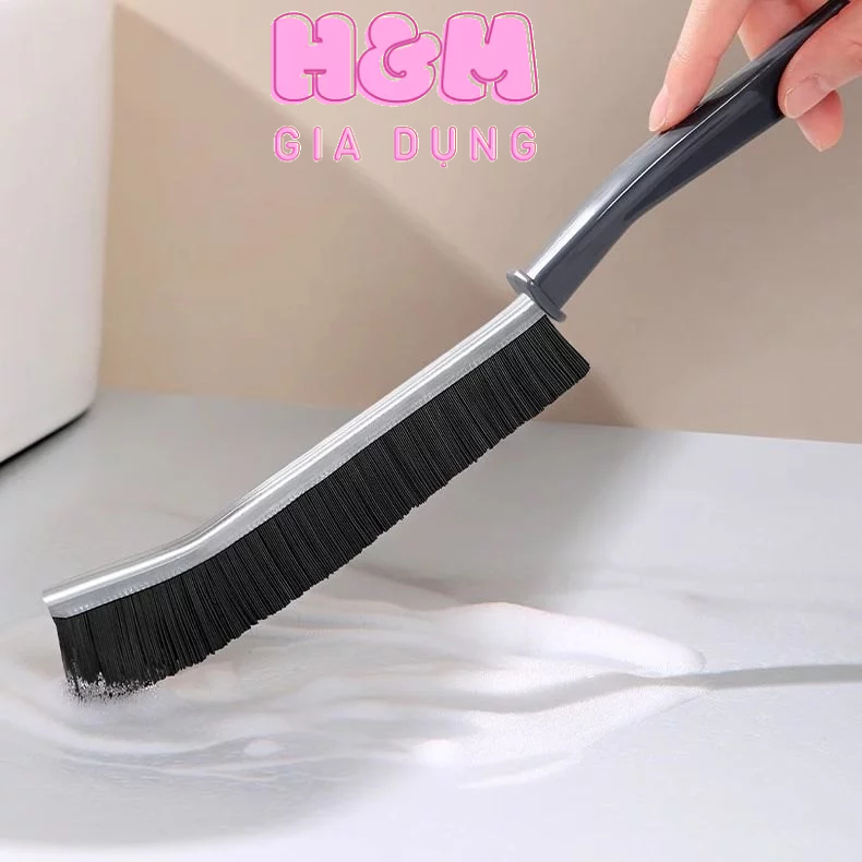 COMBO 10 Bàn Chải Cán Dài dọn dẹp vệ sinh Khe Hẹp, Góc tường, Khe Hở, Góc Rãnh, Cửa Sổ, phòng tắm