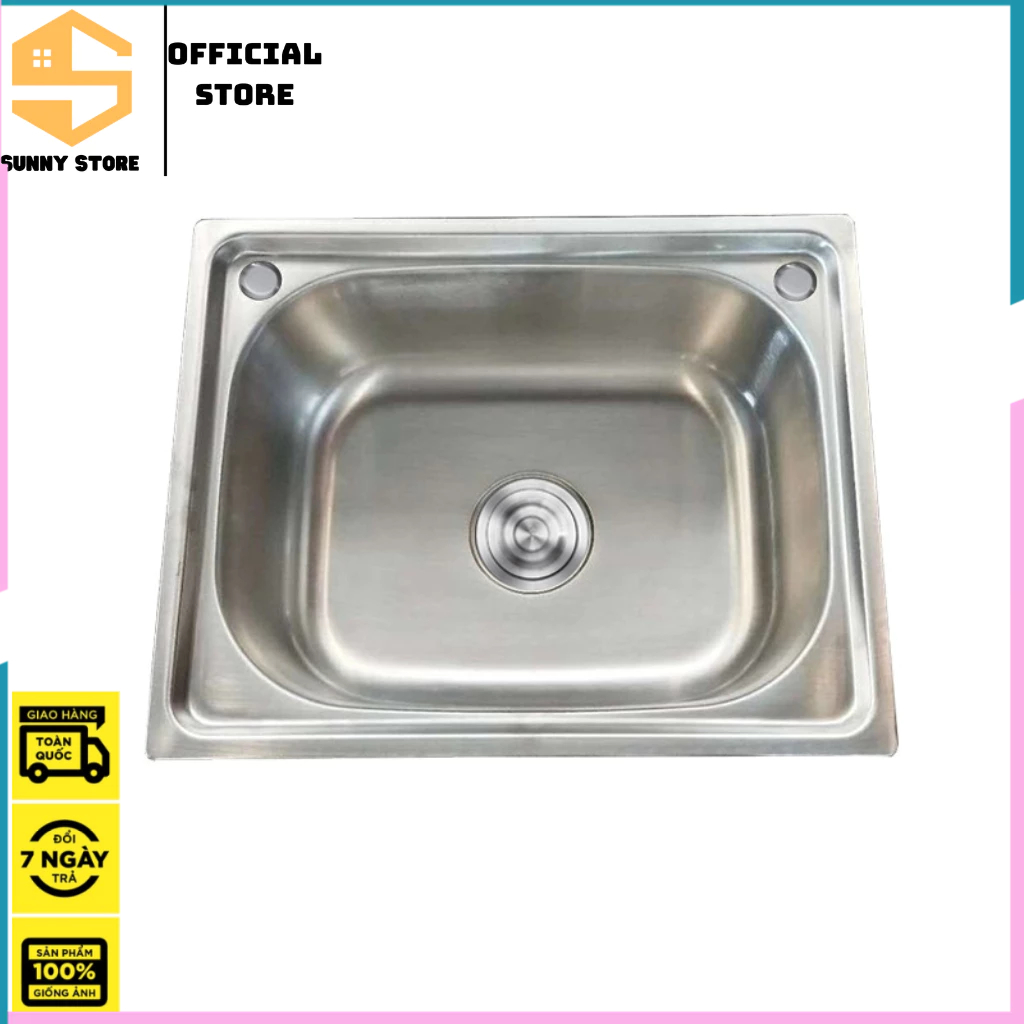 Chậu rửa chén bát 1 hộc inox 304 , Bồn rửa bát 1 ngăn, chậu rửa bát 1 ...