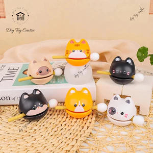 Đồ Chơi Gõ Mõ Mini Giảm Stress Hình Chó Mèo Dễ Thương/Quà Tặng Giải Trí Thư Giãn Decor Để Bàn