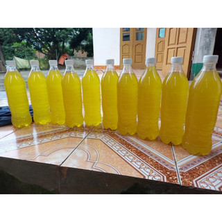Mật ong Bạc Hà nguyên chất Hàm Yên -  ngọt thanh, sánh vàng - chai 1 lít
