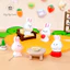 Set phụ kiện decor mô hình Thỏ con PVC trang trí bàn học, bánh kem xinh xắn cute🐰Thỏ Con Lém Lỉnh