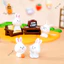 Set phụ kiện decor mô hình Thỏ con PVC trang trí bàn học, bánh kem xinh xắn cute🐰Thỏ Con Lém Lỉnh