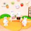 Set phụ kiện decor mô hình Thỏ con PVC trang trí bàn học, bánh kem xinh xắn cute🐰Thỏ Con Lém Lỉnh