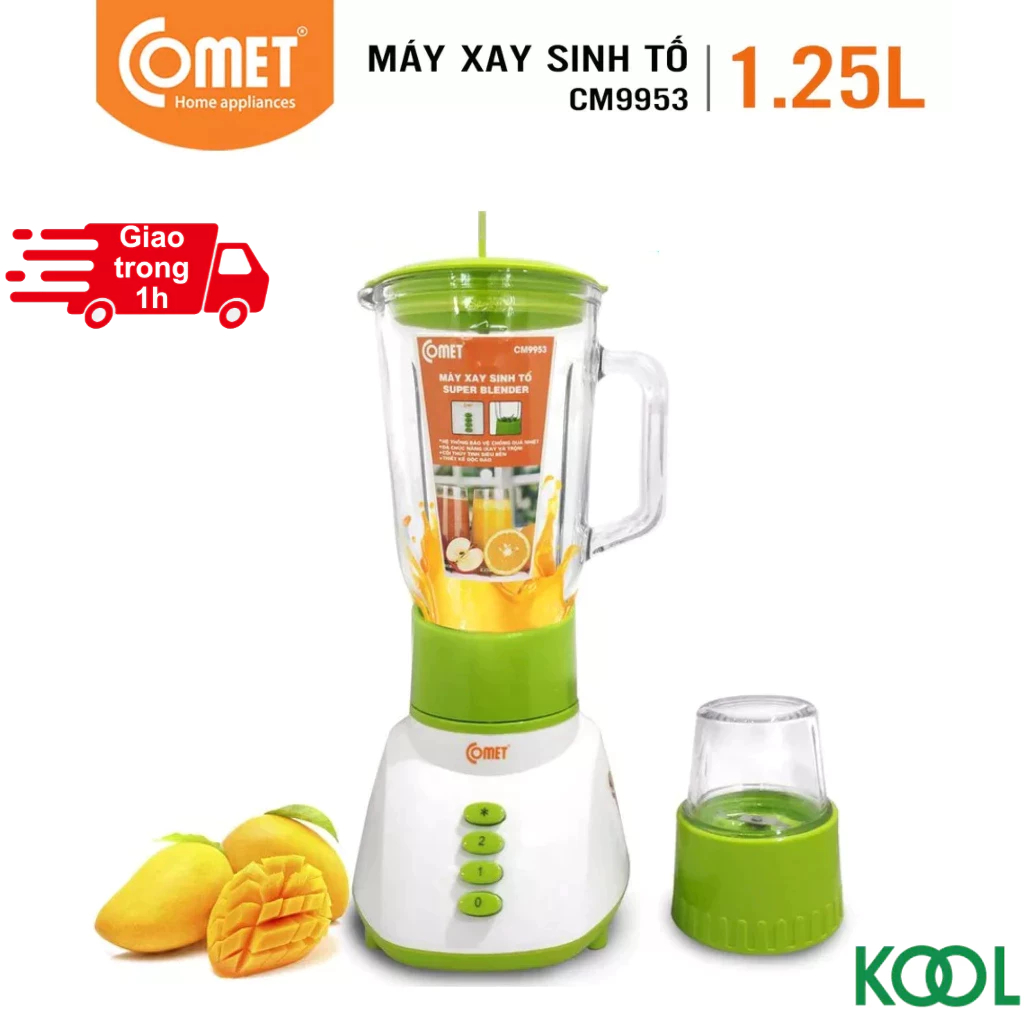 Máy xay sinh tố 1.25L COMET - CM9953 ( hoả tốc TPHCM )